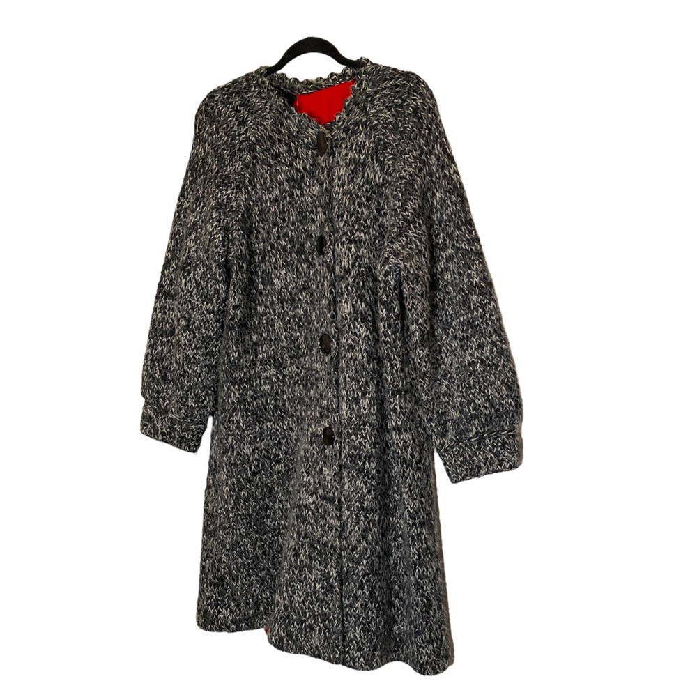 60s VTG Heather Grey Winter Coat